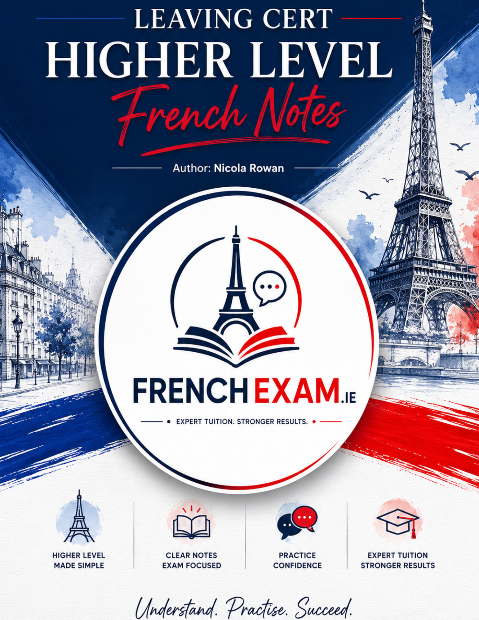 The FrenchExam.ie Higher Level Leaving Cert French Notes Success Guide cover
